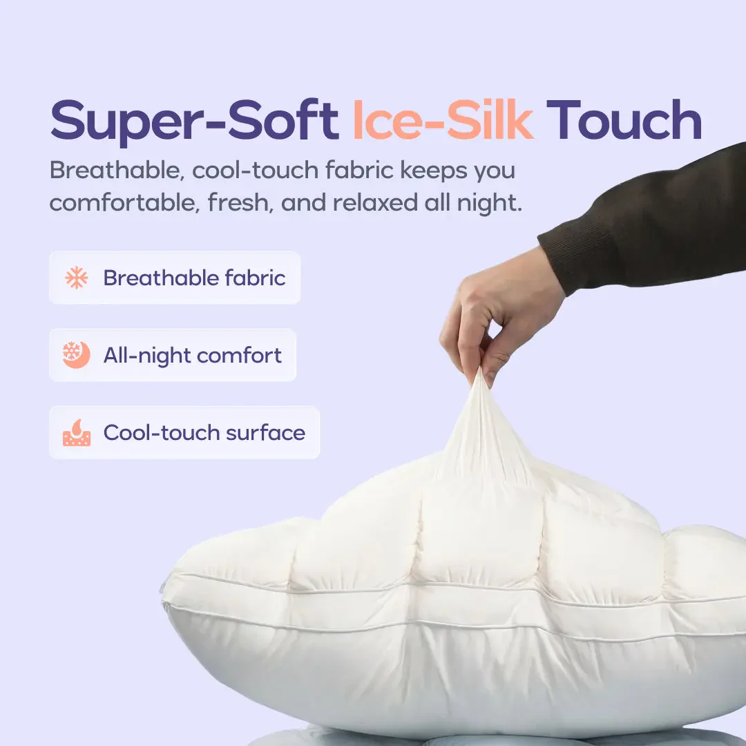 Cloudrest Puff Pillow