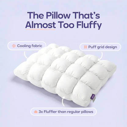 Cloudrest Puff Pillow