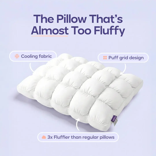 Cloudrest Puff Pillow