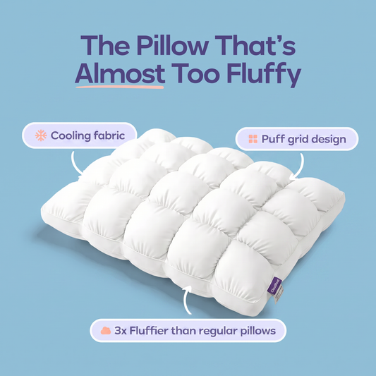 Cloudrest Puff Pillow