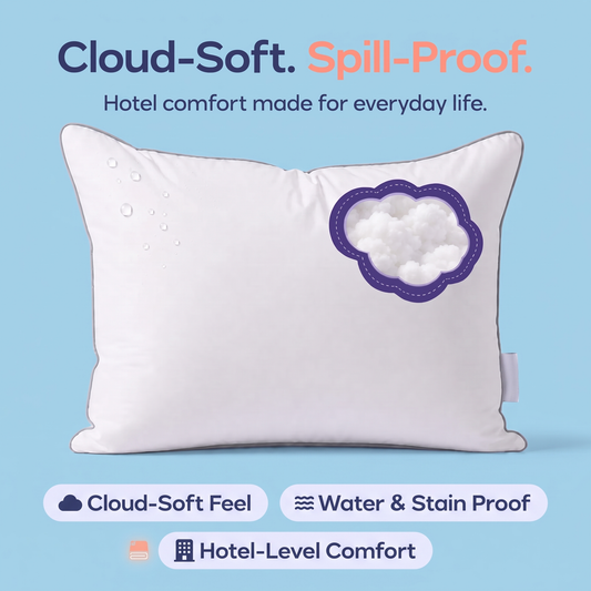 Waterproof & Stain-Resistant Hotel Pillow