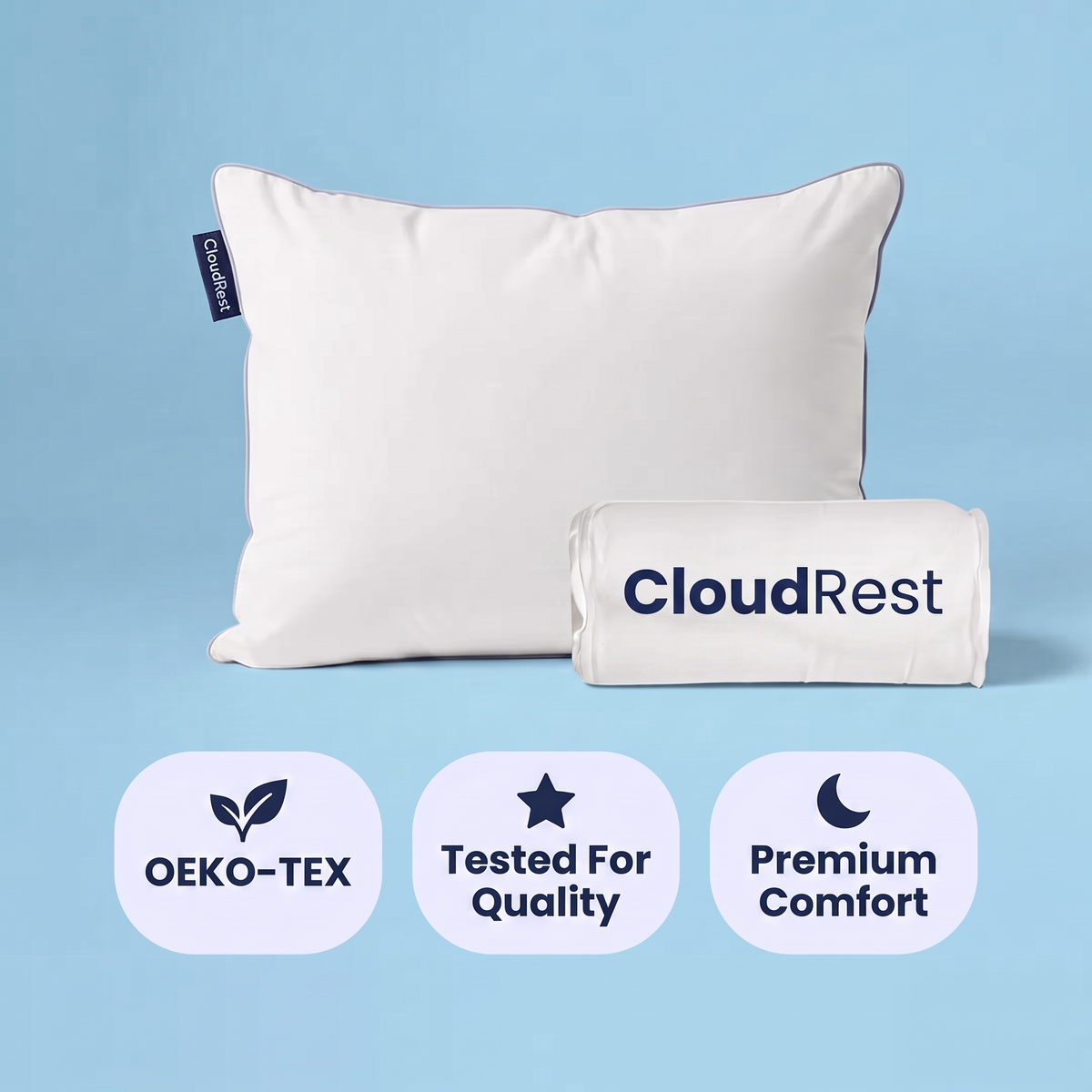 Waterproof & Stain-Resistant Hotel Pillow