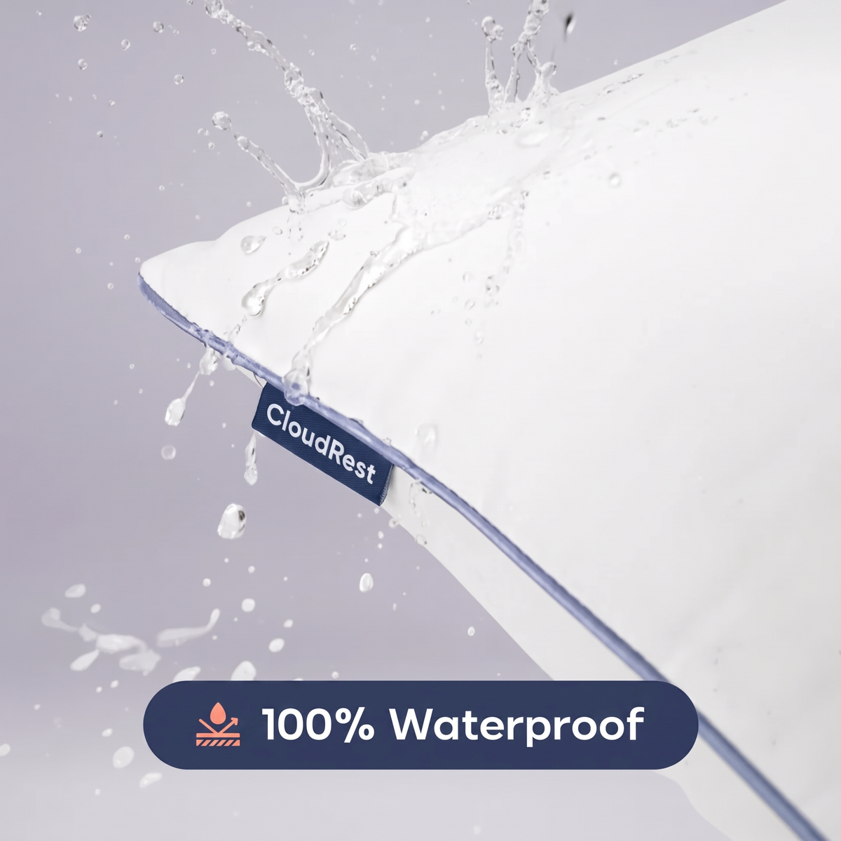Waterproof & Stain-Resistant Hotel Pillow